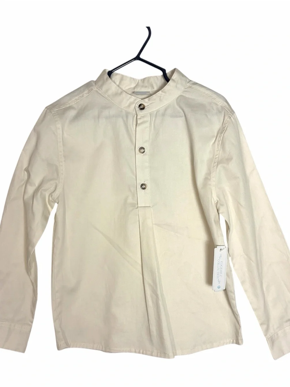NEW Edgehill Collection Boy 2-Pc Outfit Set Size 7 Beige Shirt Red Paisley Short